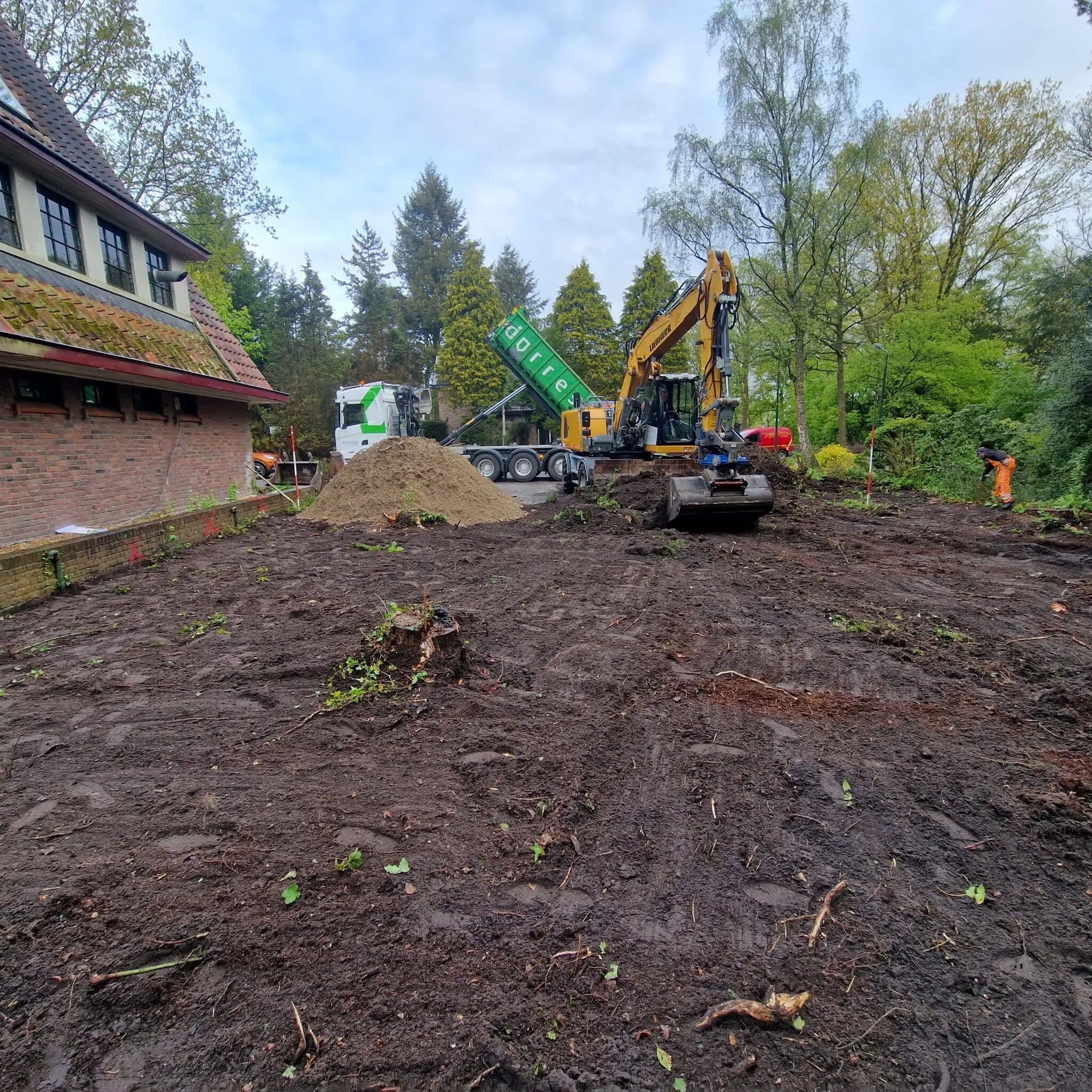 Grondwerk brandweerkazerne Den Dolder, foto 1