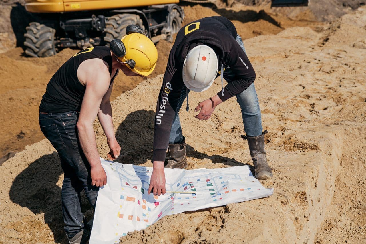 Grondwerk en riolering IW4, foto 2