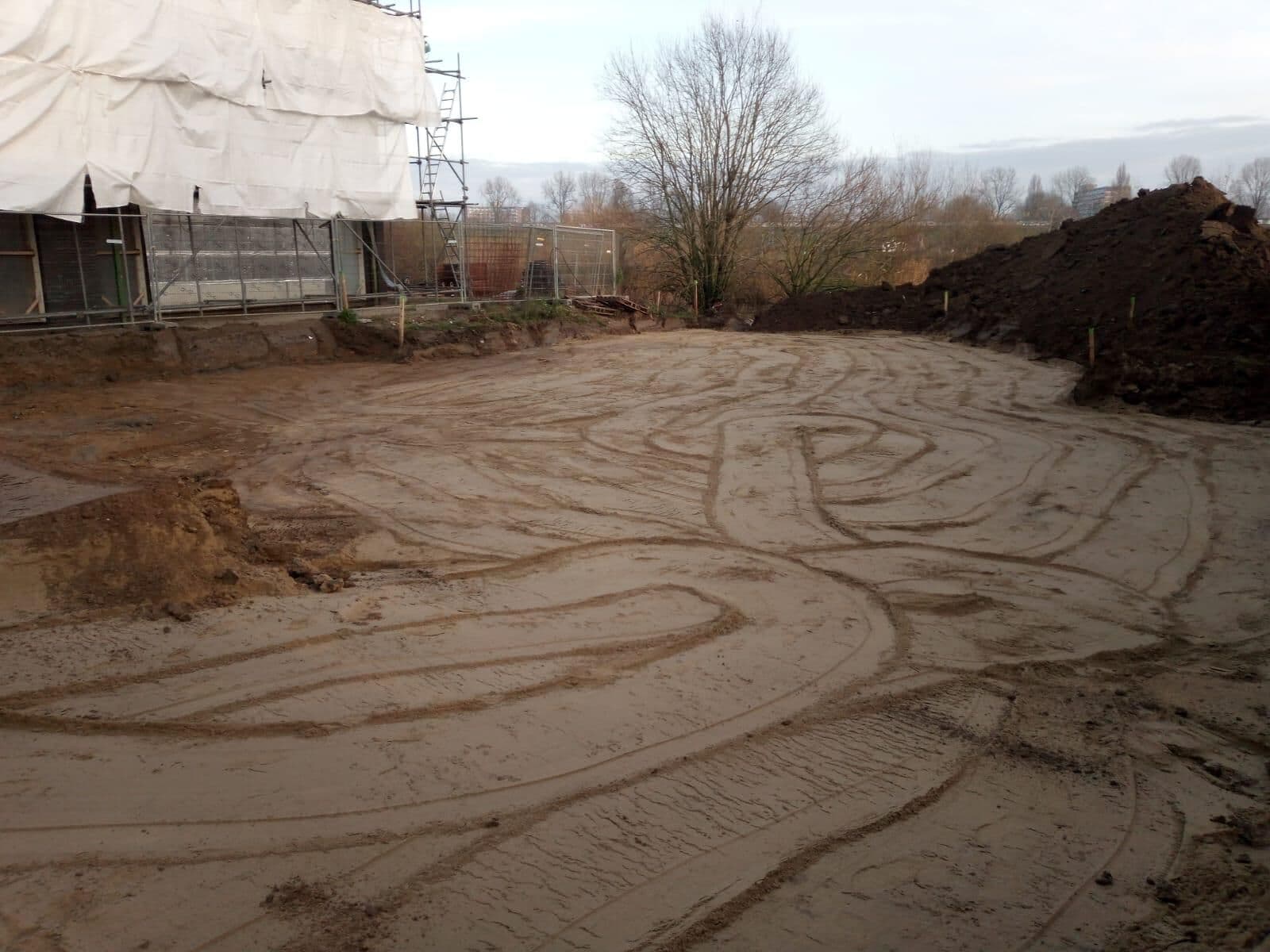 Grondwerk nieuwbouw Arnhem, foto 2