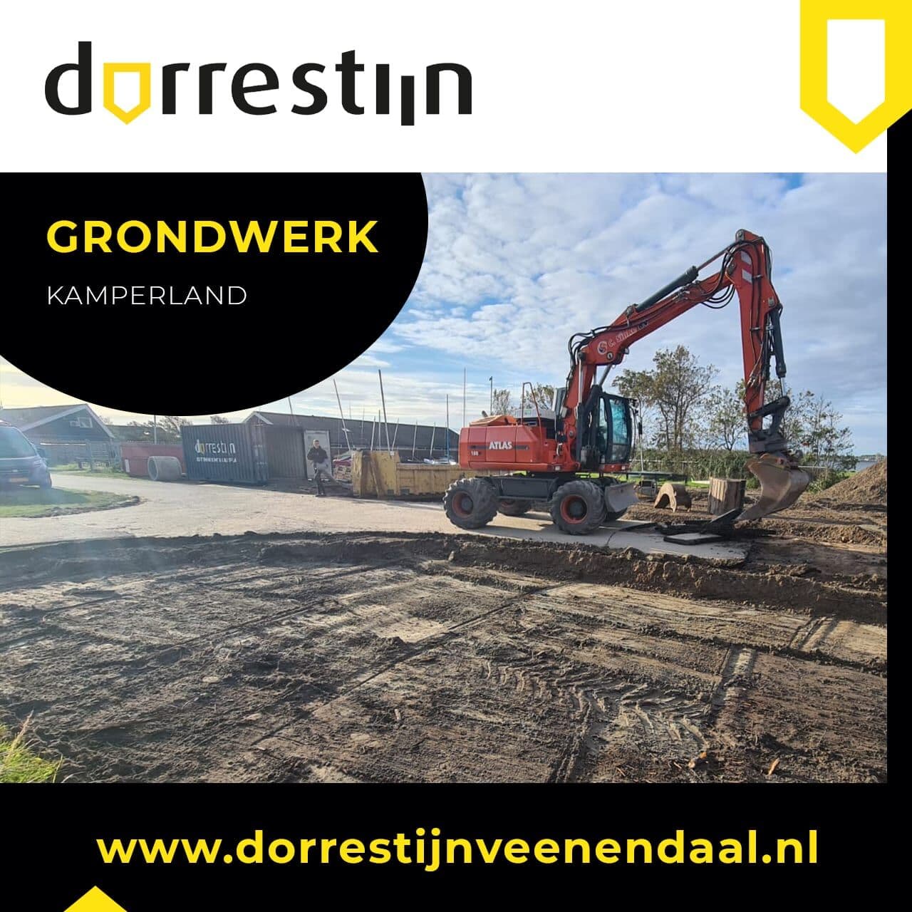 Grondwerk hoofdgebouw recreatiepark De Schotsman, foto 4
