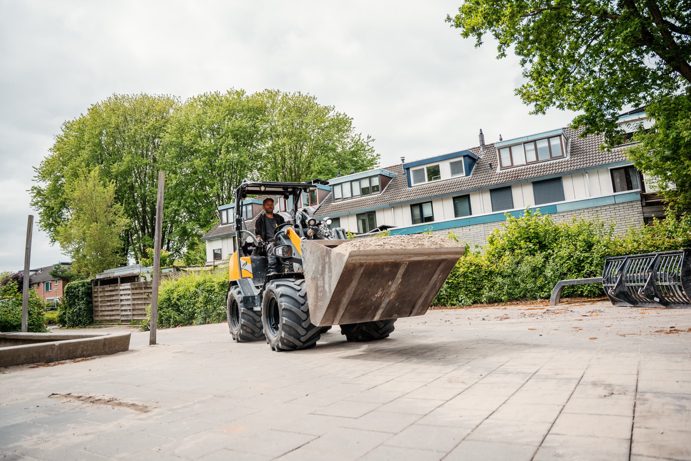 Werkzaamheden bij Schoolplein Gouda