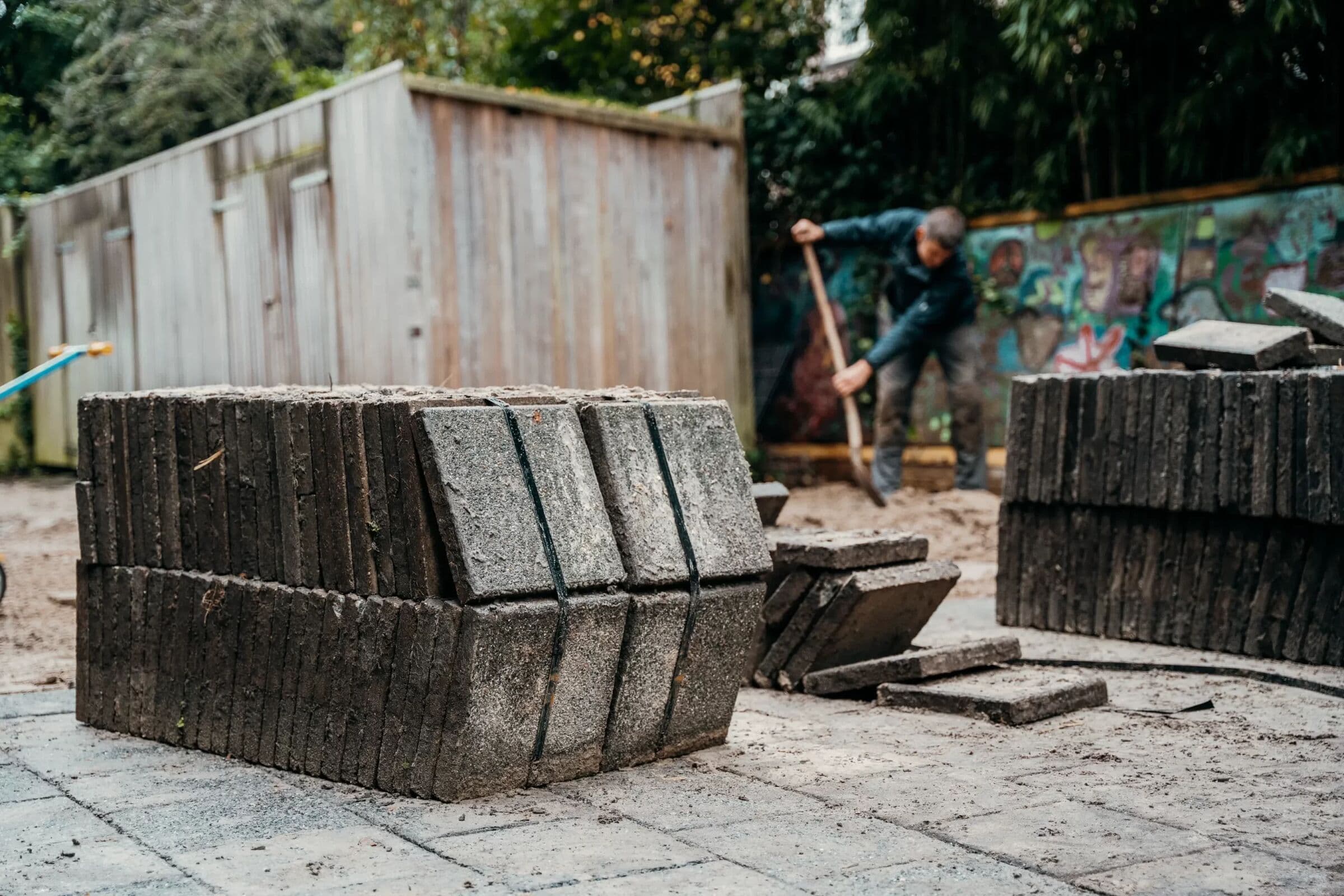 Vergroenen schoolplein Amsterdam, foto 6