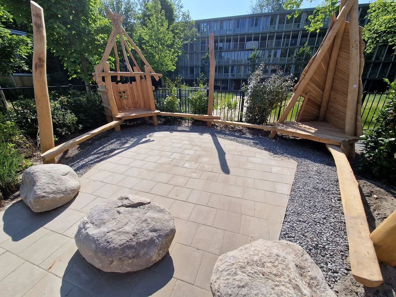 Vergroenen schoolplein Amsterdam, foto 6