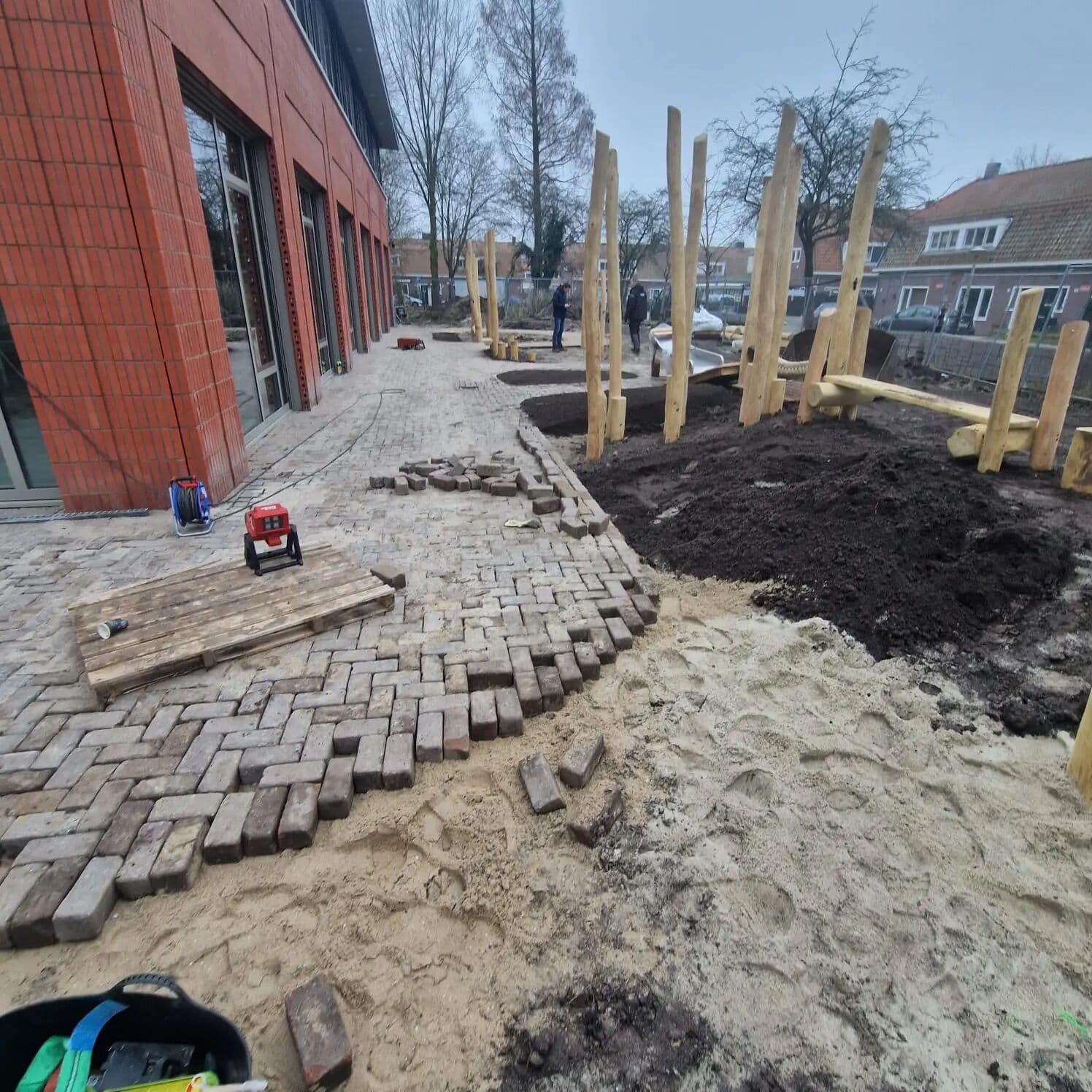Vergroening schoolplein Amsterdam, foto 3