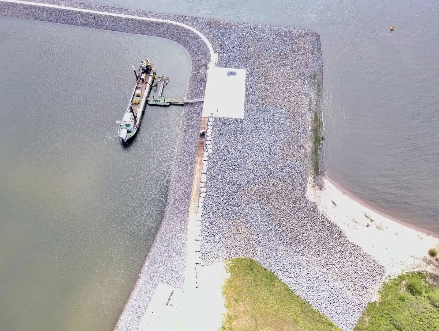 Bestrating nieuwe overnachtingshaven Spijk, foto 1