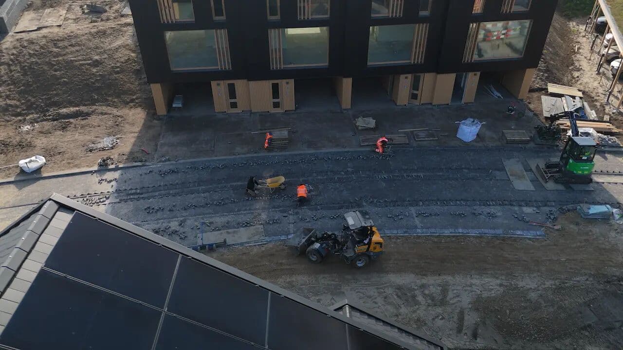 Duurzaam straatwerk in nieuwbouwwijk Nijmegen, foto 2