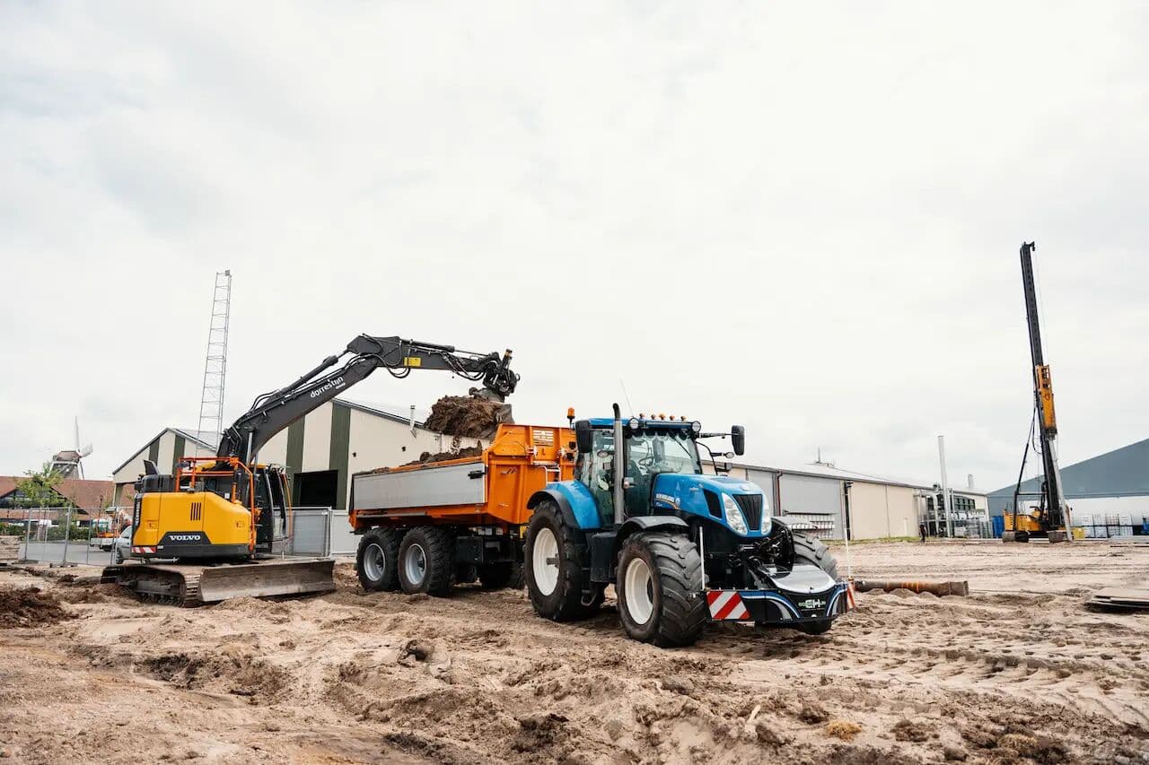 Grondwerk nieuwbouw veevoerfabriek Kesteren, foto 3