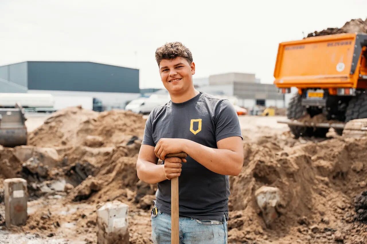Grondwerk nieuwbouw veevoerfabriek Kesteren, foto 4